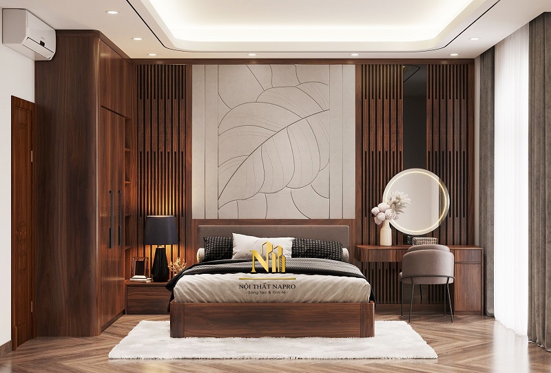 Full thiết kế nội thất phòng ngủ 20m2