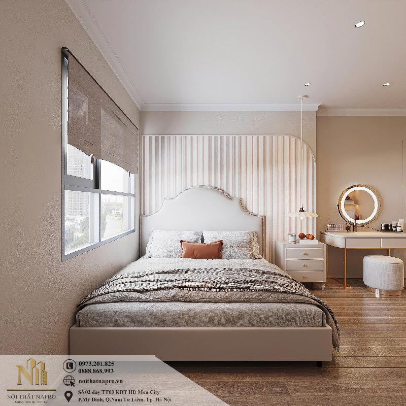 Thiết kế nội thất phòng ngủ 25m2